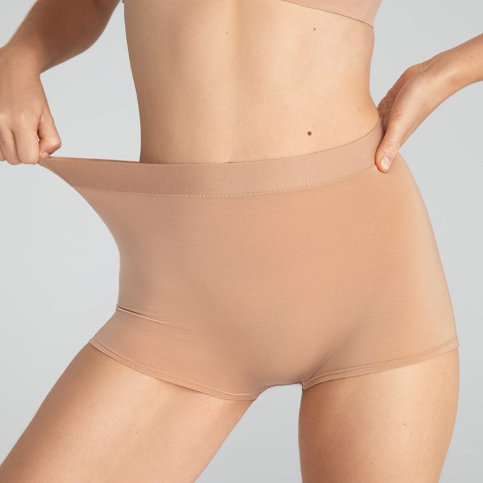 BlissWearHighRiseBoyshort-Model-Sand-S-Chloe-Front.jpg