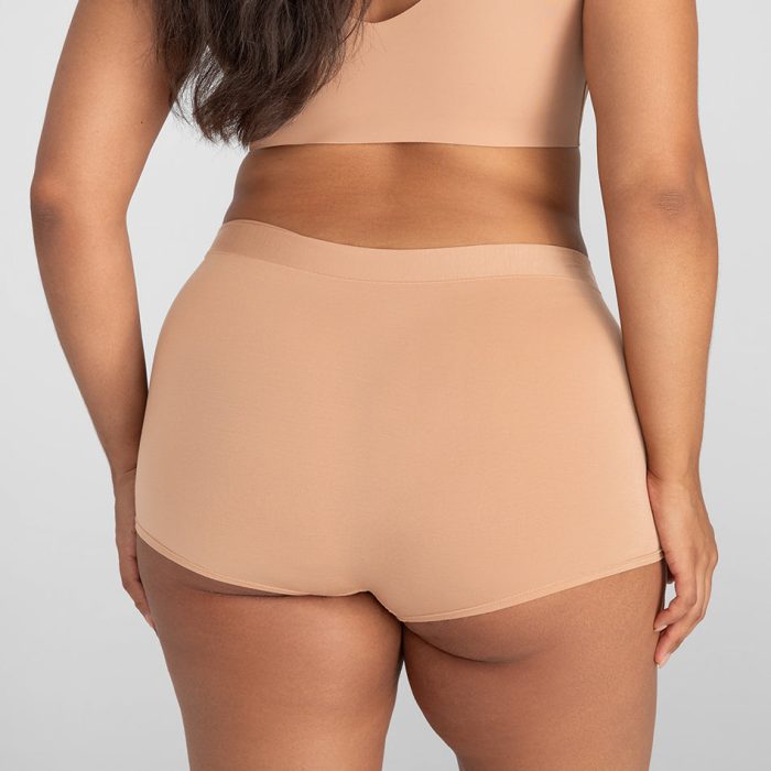 BlissWearHighRiseBoyshort-Model-Sand-XL-Julia-Back.jpg