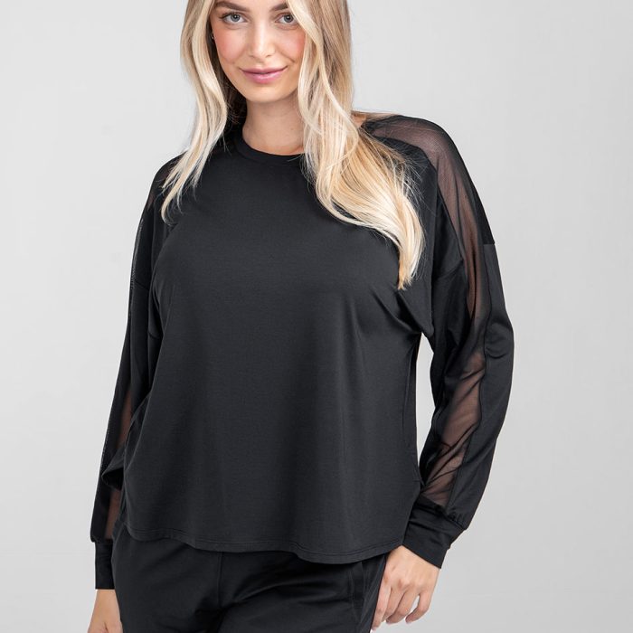 BlissWearLongSleeveTop-Model-Midnight-M-Raine-Front-1.jpg