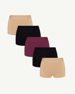 BlissWear High-Rise Boyshort 5-Pack