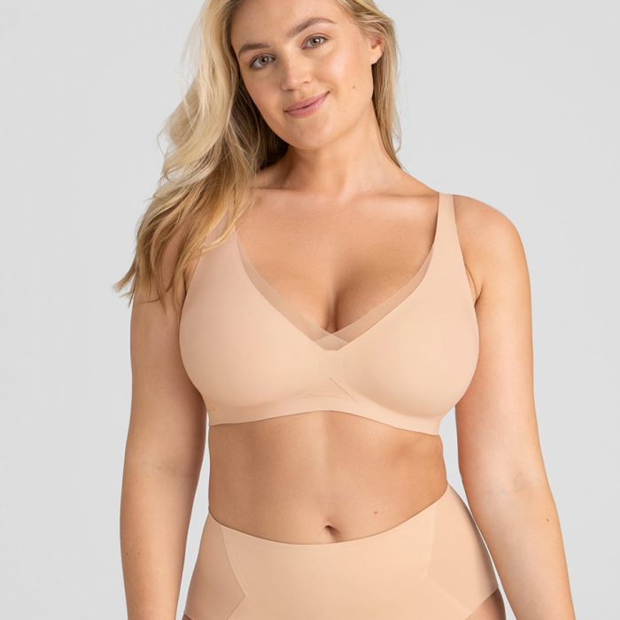 CrossOverVNeckBraFlex-Model-Blush-36DD-McCallah-Front.jpg