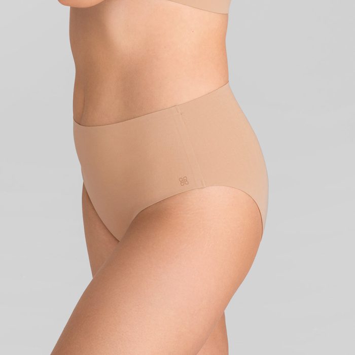 SoftFormCottonHighRiseBrief-Model-Sand-M-Elle-Side.jpg