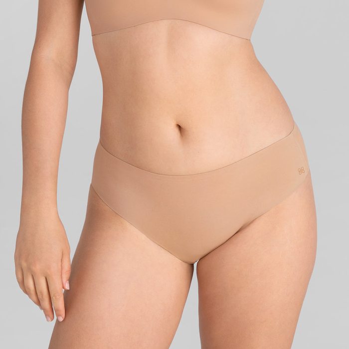 SoftFormCottonMidRiseBrief-Model-Sand-M-Elle-Front.jpg
